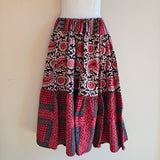 Vintage Boho Midi Skirt