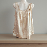 ST JOHN Sleeveless Silk Top