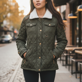 MICHAEL KORS Quilted Utility Jacket