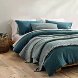 CASALUNA Queen Linen Blend Duvet Set