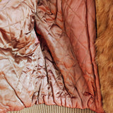 Vintage 70's Fur Bomber Jacket