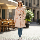 STEVE MADDEN Patterned Trench Coat