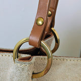 GUCCI Suede Bag w/Pouch