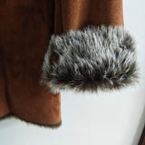 Vintage Vegan Suede Jacket