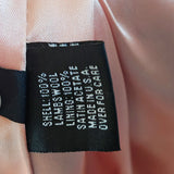 Vintage Wool & Fox Fur Coat