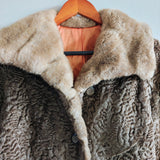 Vintage Faux Persian Lamb Coat