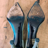 Vintage PRADA Patent Leather d'Orsay Pumps