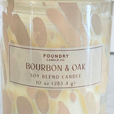 FOUNDRY CANDLE CO Bourbon & Oak Candle
