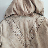 Vintage Embroidered Suede Penny Lane Coat