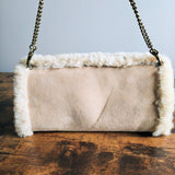 Vintage UGG Suede & Shearling Hand Muff Purse