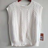 CYRUS Cable Knit Sweater Vest