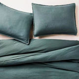 CASALUNA Queen Linen Blend Duvet Set