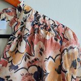 Floral Metallic Thread Blouse