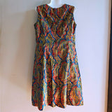 Vintage Paisley Dress
