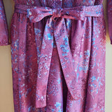 Vintage Floral Midi Dress