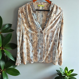 Vintage Embellished Silk Blouse
