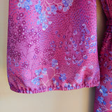 Vintage Floral Midi Dress