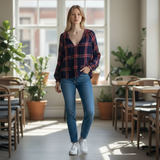 LUCKY BRAND Peasant Blouse