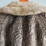 Vintage Faux Persian Lamb Coat