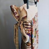 Vintage Boho Wrap Skirt