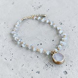 Rose Quartz Crystal Chip Bracelet/Anklet