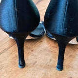 Vintage GUISEPPE ZANOTTI Silk Satin Heels