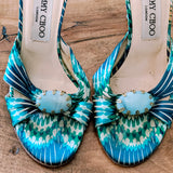 Vintage JIMMY CHOO Silk Heels