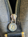 Vintage FENDI Pequin Stripe Crossbody Camera Bag