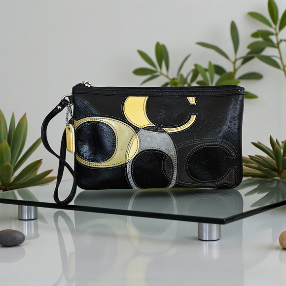 COACH Monogram Wristlet