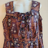 Vintage Button-Front Dress