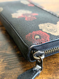 COACH Floral Accordion Zip Wallet