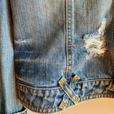 DOLCE & GABBANA Rare Vintage Distressed Denim Jacket