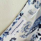 LUCKY BRAND Border Print Maxi Dress