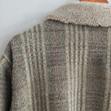 Vintage WOOLRICH Plaid Fleece Jacket