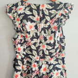 REBECCA TAYLOR Kamea Floral Faux Wrap Dress