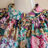 Vintage Floral Blouse