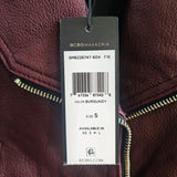 BCBGMAXAZRIA Miley Leather Moto Jacket