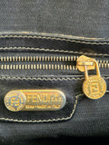 Vintage FENDI Pequin Stripe Crossbody Camera Bag