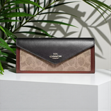 COACH Signature Color Block Slim Wallet