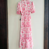 MAX STUDIO Tiered Floral Maxi Dress