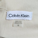 CALVIN KLEIN Draped Cowl-Back Sequin Dress