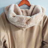 Vintage Hooded Long Coat