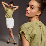 ANTHROPOLOGIE Pilcro Popover Blouse