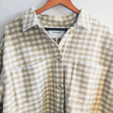 FRAME Gingham Shacket