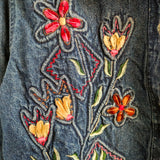Vintage Embroidered Denim Jacket
