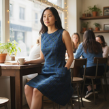 Vintage Plaid Jumper Dress