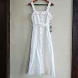 KARL LAGERFELD Button Down Midi Dress