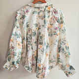 PILCRO BY ANTHROPOLOGIE Floral Batwing Blouse