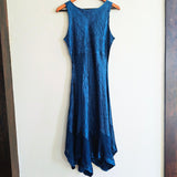 KOMAROV Embellished Charmeuse Midi Dress