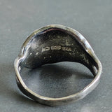 Vintage Abalone Leaf Ring